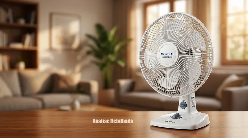 Análise Detalhada: Ventilador de Mesa Mondial Super Power VSP-30-W (60W)