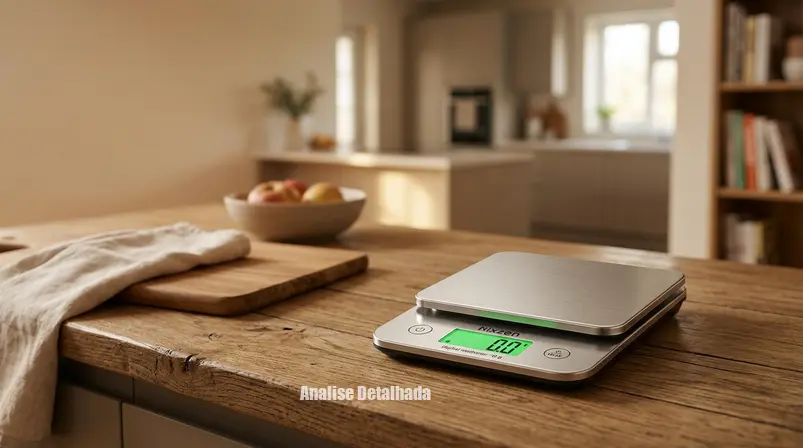 Balança Digital Nixzen 10kg Inox: Precisão e Praticidade para sua Cozinha em 2026