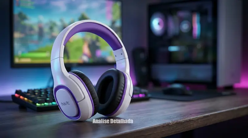 Headset Gamer Havit H2002d Branco E Roxo: Análise Detalhada para 2026