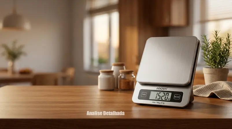 Análise Detalhada 2026: Balança Digital Nixzen 10kg em Inox para Cozinha e Fitness